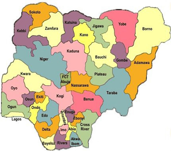 Kaduna map